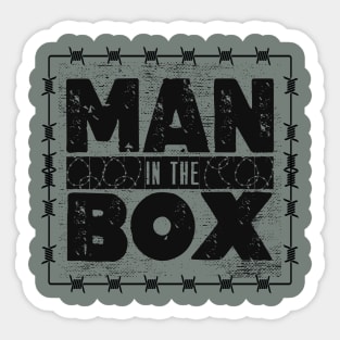 Man in the Box Sticker